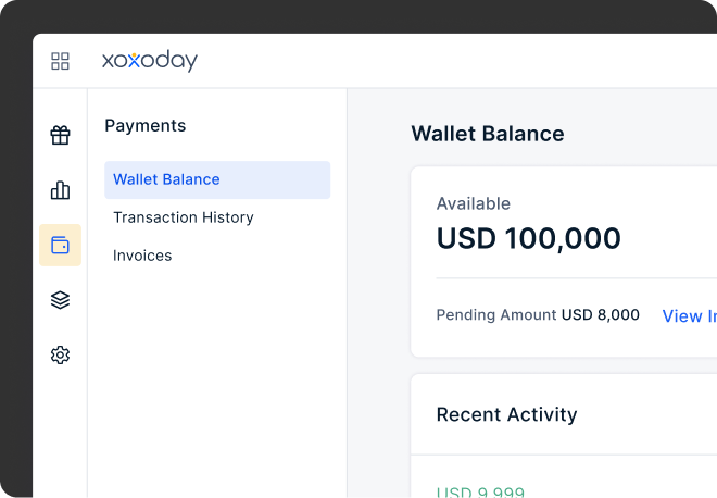 New Payments section with wallet balance and clean ledger